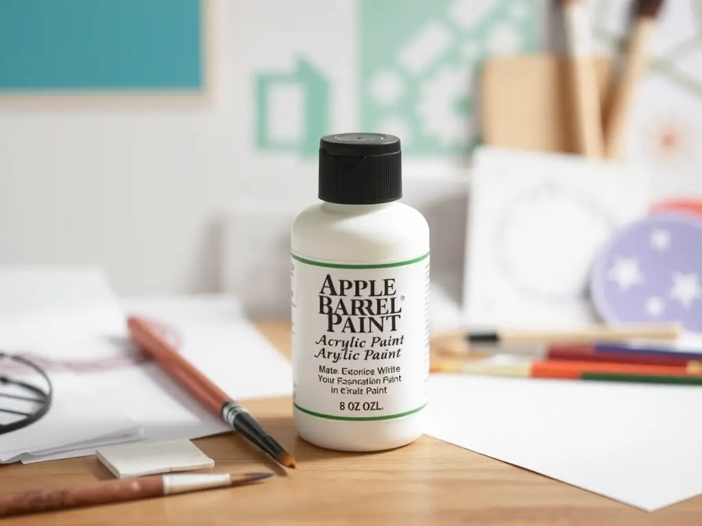 The Essential White: Why Apple Barrel Acrylic Paint is a Craft Room Staple