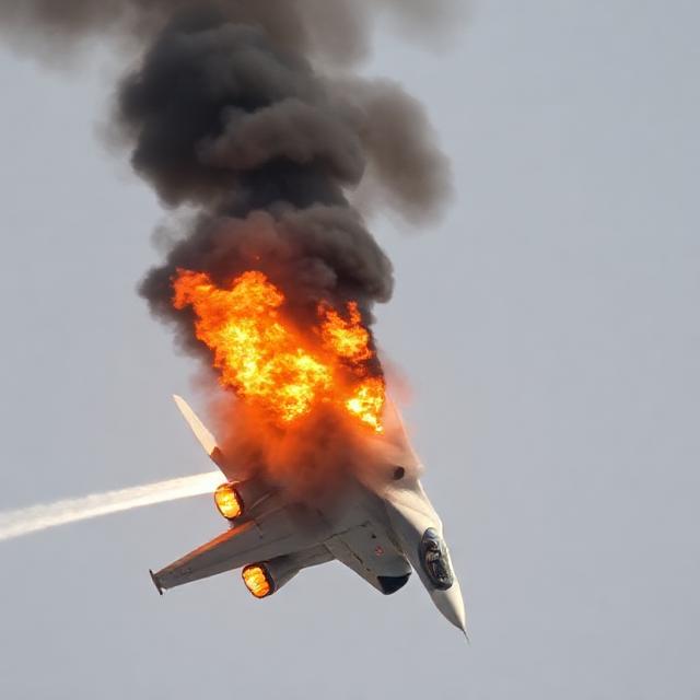 Indian Tejas fighter jet crashes in a ball of fire at Dubai Airshow, killing pilot