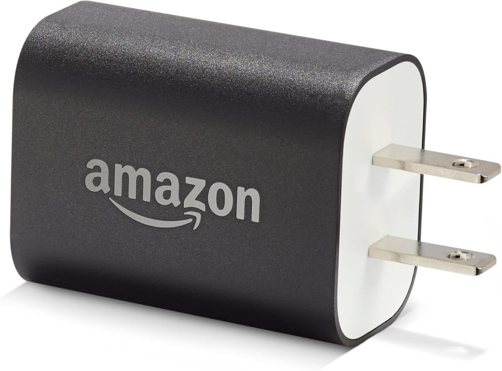 Amazon 9W Official OEM USB Charger and Power Adapter for Fire Tablets, Kindle eReaders, and Echo Dot