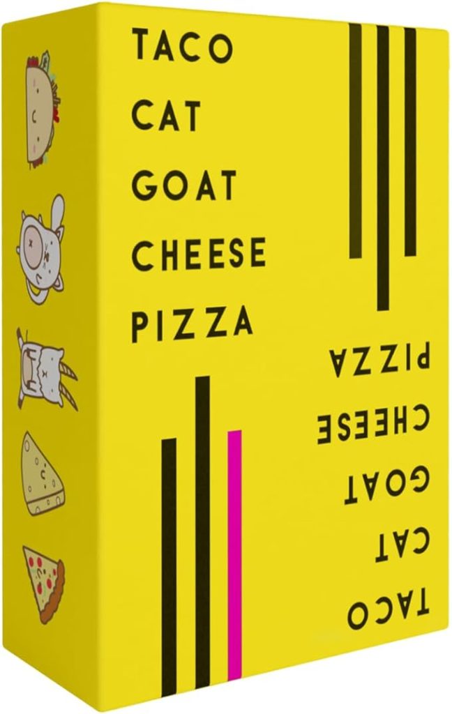 Taco Cat Goat Cheese Pizza Wildly Entertaining Card Game for Family and Group Game Night | Easy to Learn and Play with 10-15 Minute Rounds | Fun for Kids, Teens, Adults, and Families | 2-8 Players