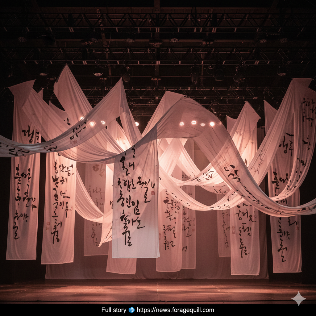 Jennie's 15-Meter Hangeul Veil Shines at Melon Music Awards