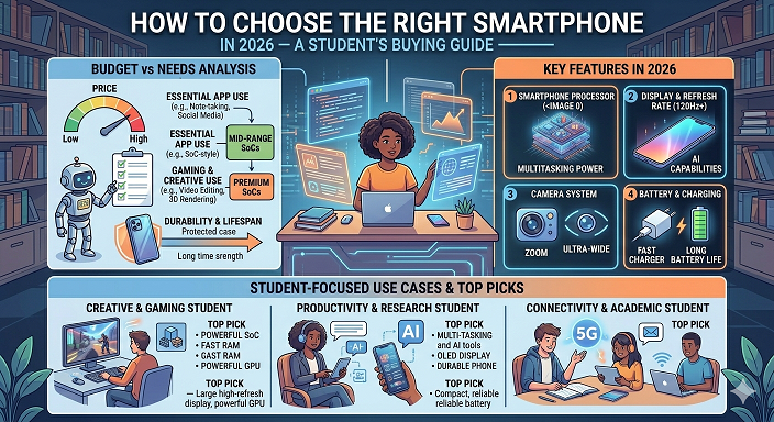 How to Choose the Right Smartphone in 2026 — A Student's Buying Guide