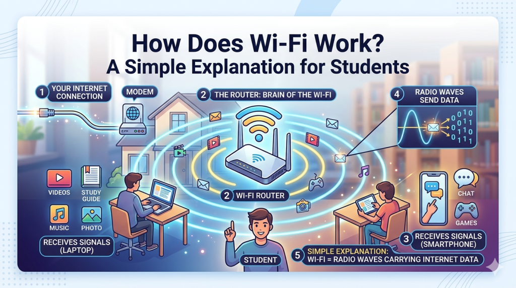 How Does Wi-Fi Work? A Simple Explanation for Students